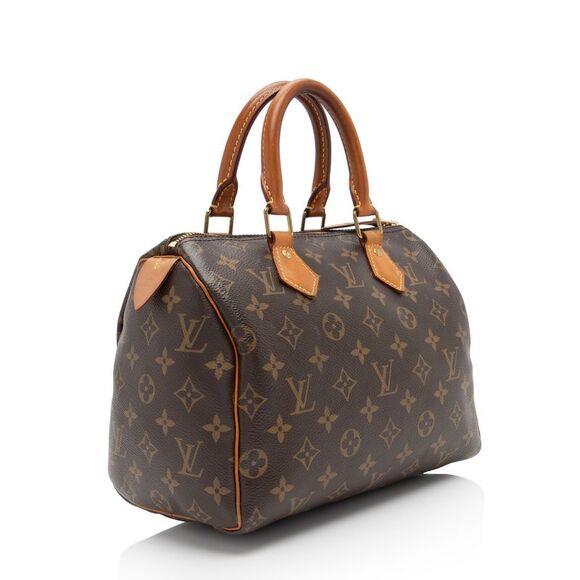Louis Vuitton Monogram Canvas Speedy 25 Satchel - Picture 2 of 15